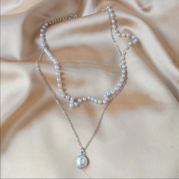 Elegant Pearl Chocker Layer Necklace - Picture 6 of 9